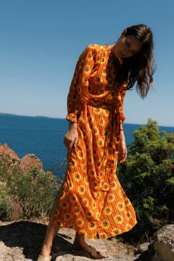Robe longue Fleur du soleil^Ysé Sale