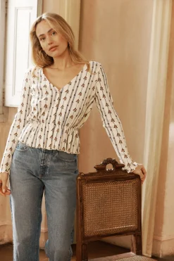 T-shirt manches longues Douceur du soir^Ysé Hot
